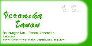 veronika danon business card
